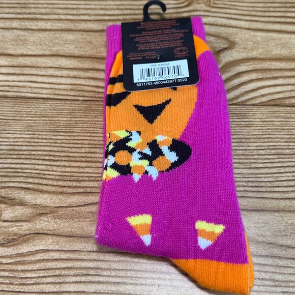 New Womens Planet Sox Halloween Socks Candy Corns Shoe Size 4-10 Gift NWT - Picture 2 of 6